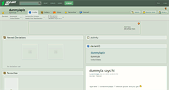 Desktop Screenshot of dummylaplz.deviantart.com