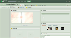 Desktop Screenshot of leoxsenri-is-love-fc.deviantart.com