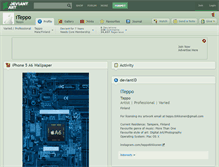 Tablet Screenshot of iteppo.deviantart.com