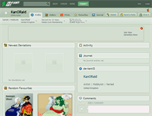 Tablet Screenshot of kanoraid.deviantart.com