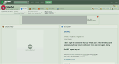 Desktop Screenshot of jokerful.deviantart.com
