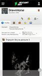 Mobile Screenshot of drawnhorse.deviantart.com