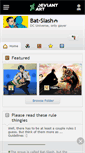 Mobile Screenshot of bat-slash.deviantart.com