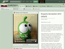 Tablet Screenshot of ecuatorianos.deviantart.com