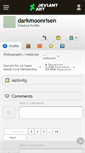 Mobile Screenshot of darkmoonrisen.deviantart.com