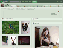 Tablet Screenshot of calafior.deviantart.com