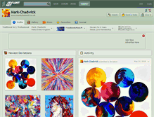 Tablet Screenshot of mark-chadwick.deviantart.com