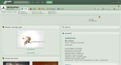 Desktop Screenshot of jaminlemon.deviantart.com