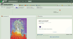 Desktop Screenshot of darkprodutions.deviantart.com