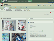 Tablet Screenshot of noburi.deviantart.com