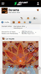 Mobile Screenshot of da-sama.deviantart.com