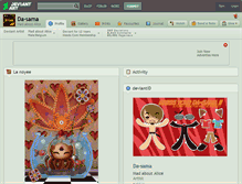Tablet Screenshot of da-sama.deviantart.com