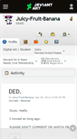 Mobile Screenshot of juicy-fruit-banana.deviantart.com