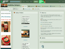 Tablet Screenshot of akuroku-zemyx.deviantart.com