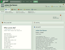 Tablet Screenshot of ember-the-flareon.deviantart.com