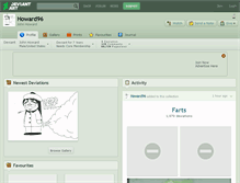 Tablet Screenshot of howard96.deviantart.com