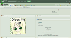Desktop Screenshot of hayliliz.deviantart.com