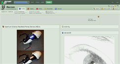 Desktop Screenshot of iraccoon.deviantart.com