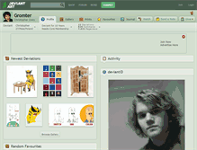 Tablet Screenshot of gromter.deviantart.com