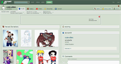 Desktop Screenshot of cute-alien.deviantart.com