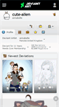Mobile Screenshot of cute-alien.deviantart.com