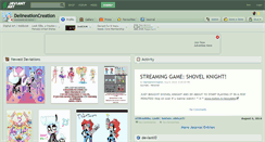 Desktop Screenshot of delineationcreation.deviantart.com