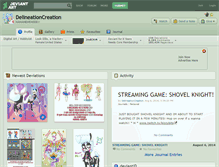 Tablet Screenshot of delineationcreation.deviantart.com