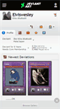 Mobile Screenshot of elviswesley.deviantart.com