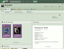 Tablet Screenshot of elviswesley.deviantart.com