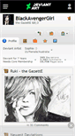 Mobile Screenshot of blackavengergirl.deviantart.com