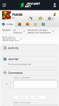 Mobile Screenshot of nucas.deviantart.com