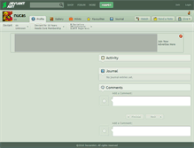 Tablet Screenshot of nucas.deviantart.com