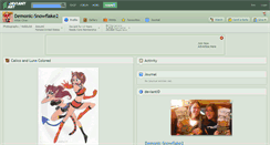 Desktop Screenshot of demonic-snowflake2.deviantart.com