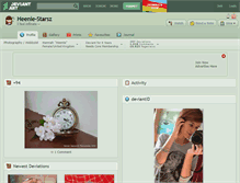 Tablet Screenshot of heenie-starsz.deviantart.com