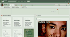 Desktop Screenshot of havok-15.deviantart.com