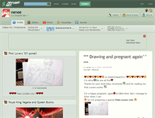 Tablet Screenshot of nenee.deviantart.com