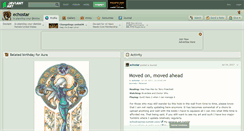 Desktop Screenshot of echostar.deviantart.com