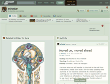 Tablet Screenshot of echostar.deviantart.com