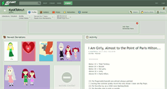 Desktop Screenshot of kyoxtohru1.deviantart.com
