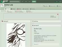 Tablet Screenshot of brother-lady.deviantart.com