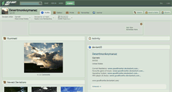 Desktop Screenshot of desertmonkeymanaz.deviantart.com