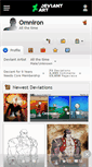 Mobile Screenshot of omniron.deviantart.com