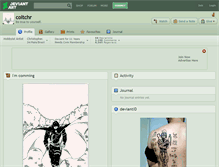 Tablet Screenshot of coltchr.deviantart.com