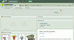 Desktop Screenshot of invaderpolymer.deviantart.com