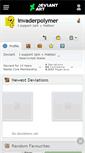 Mobile Screenshot of invaderpolymer.deviantart.com