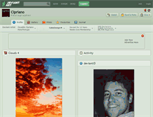 Tablet Screenshot of cipriano.deviantart.com