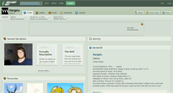 Desktop Screenshot of margalu.deviantart.com