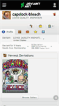 Mobile Screenshot of capslock-bleach.deviantart.com