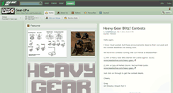 Desktop Screenshot of gear-up.deviantart.com