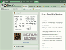 Tablet Screenshot of gear-up.deviantart.com